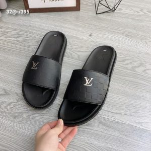 Dép da nam quai ngang trơn - Xưởng sỉ giày Đại Hùng